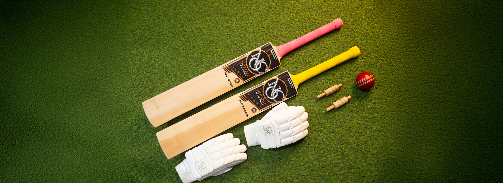 Cricket Bats and Balls | High Quality Cricket Equiments | Not out collection Sports